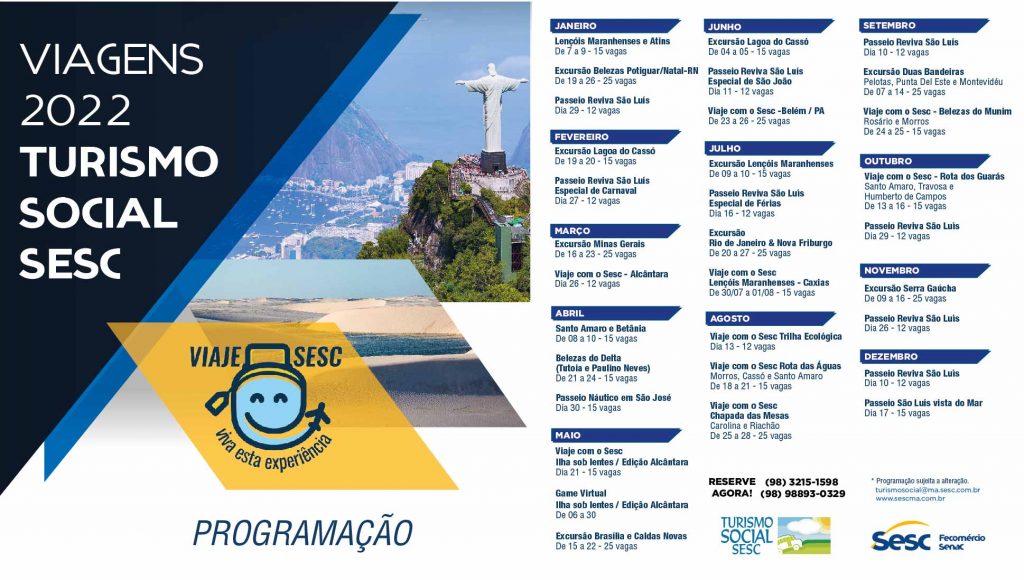 Pacotes de viagens do Sesc Paraná são opções de presentes de Dia das mães –  Fecomércio PR