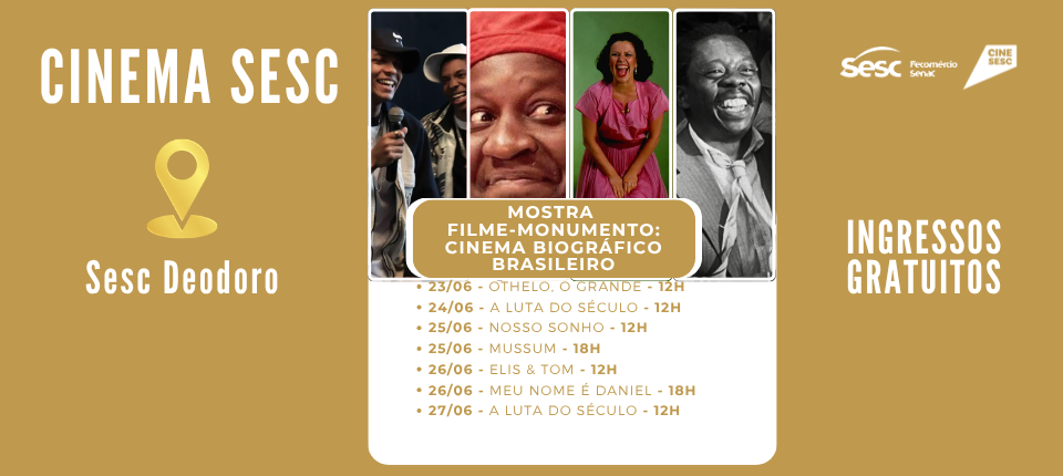 Sesc celebra o cinema nacional com exibição de longas de ficção e documentários em dez estados
