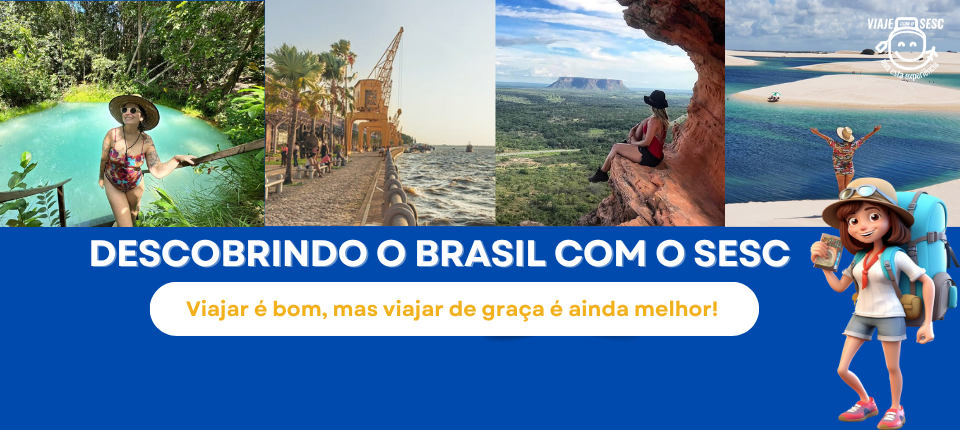 O Turismo Social do Sesc presenteia 118 comerciários e dependentes com viagens gratuitas pelas regiões Norte e Nordeste