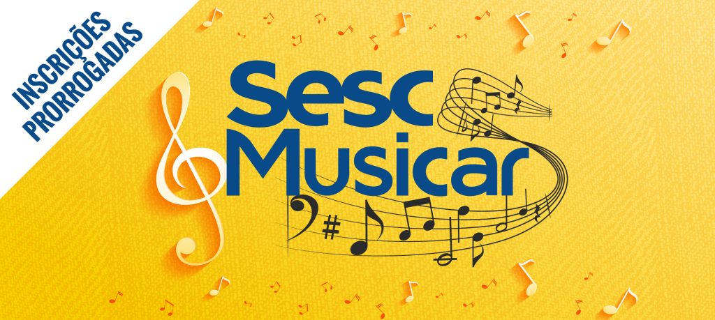 Inscrições prorrogadas até o dia 13 de fevereiro para as turmas gratuitas do Sesc Musicar